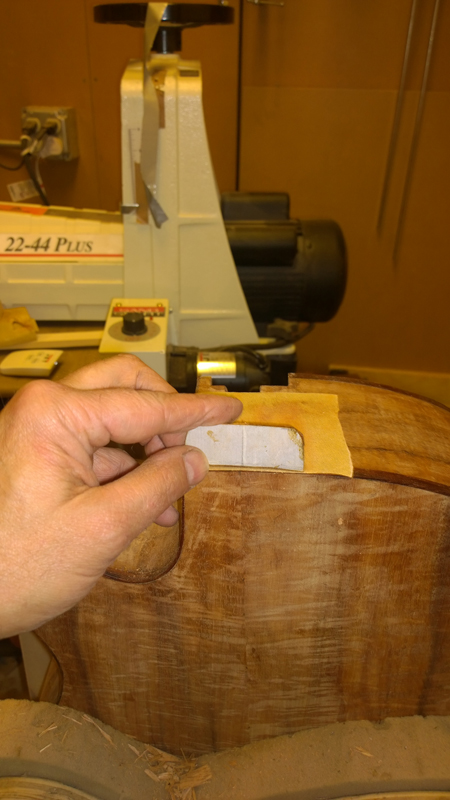 Neck profile taking shape