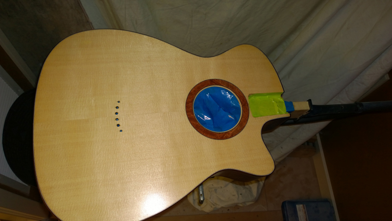 Lacquer building — side detail