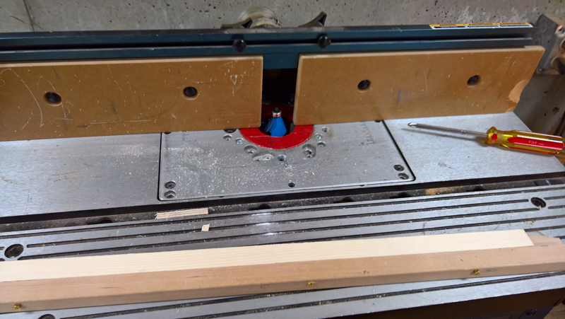 Back braces pre-profiled with chamfer bit