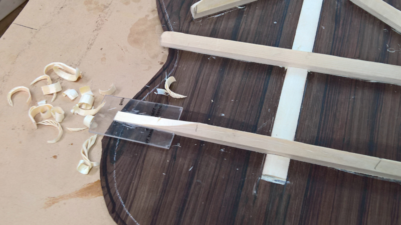 Brace end profile jig